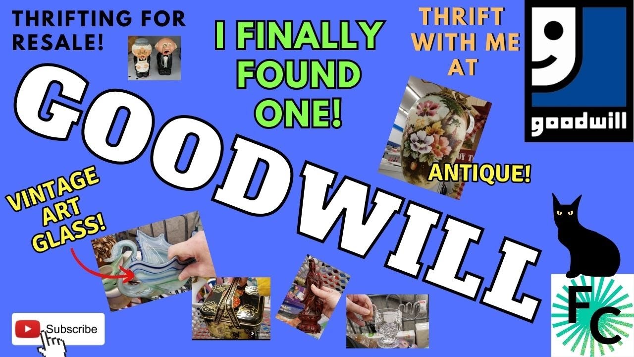 I FINALLY FOUND ONE! Thrift With Me at Goodwill #thrifting #vintage # ...
