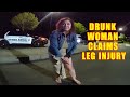 Leg Injury Doesn't Prevent Drunk Woman from Being Arrested for DUI