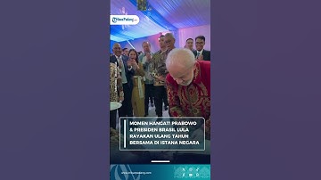Momen Hangat! Prabowo & Presiden Brasil Lula Rayakan Ulang Tahun Bersama di Istana Negara