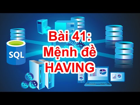 Video: Công dụng của mệnh đề using trong SQL là gì?