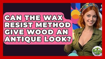 Can The Wax Resist Method Give Wood An Antique Look? - The Upcycle Lab