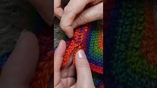 sew crochet slippers ❤️ #crochet #handmade #grannysquare #asmr #handmade