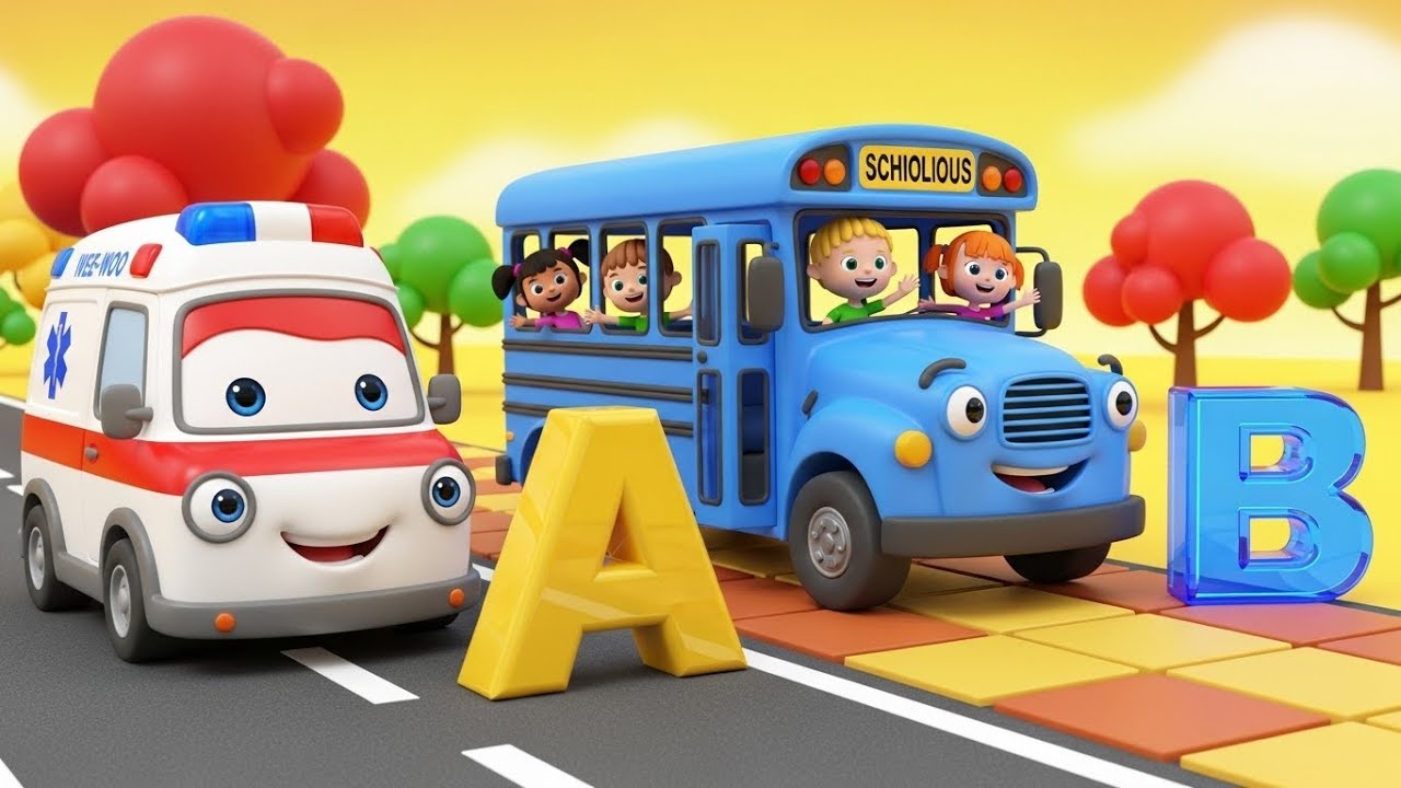 Alphabet Cars A to Z | ABC Learning with Fun Vehicles ๐ | Toddler ...