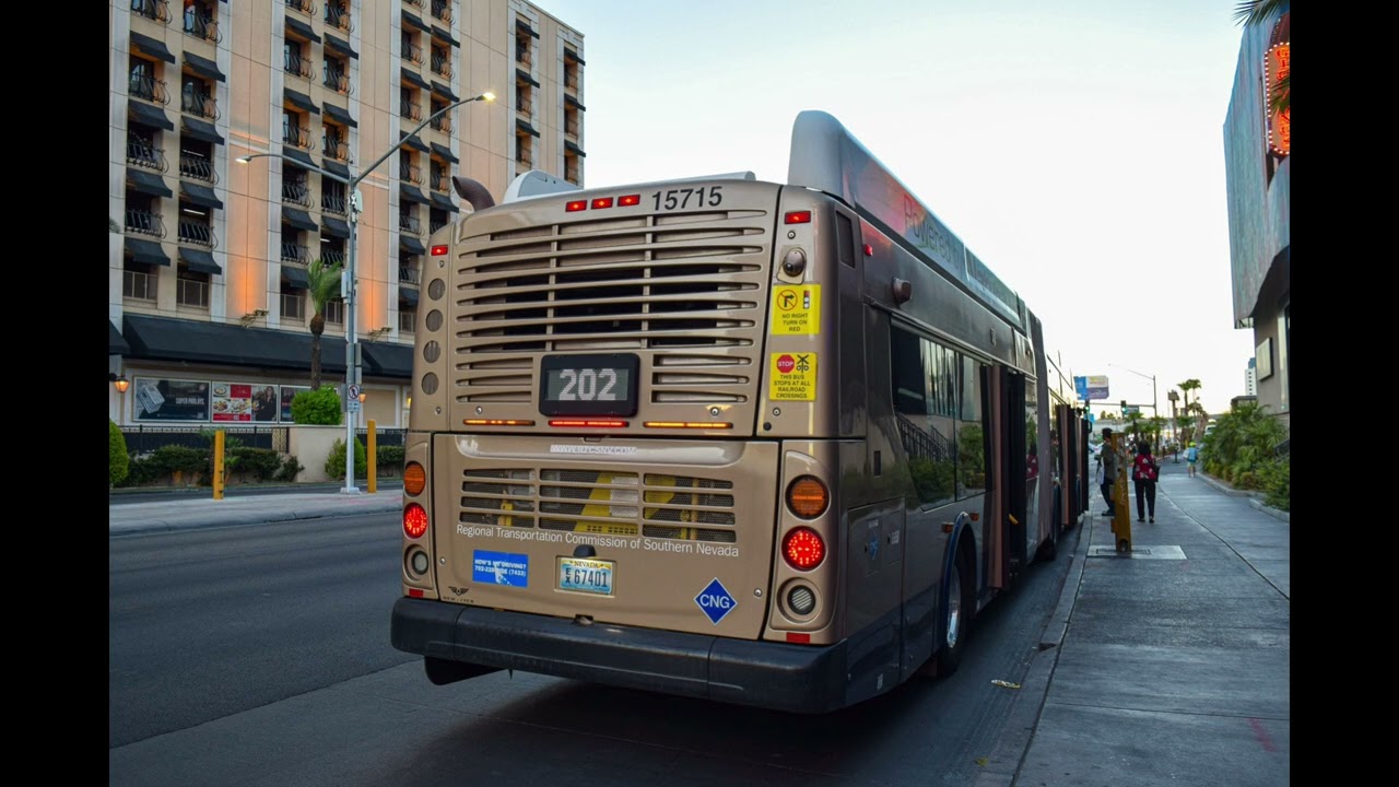 RTC Las Vegas Transit 2015 New Flyer Xcelsior XN60 Articulated