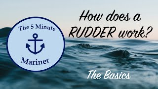 How a ship's RUDDER works | 5MM