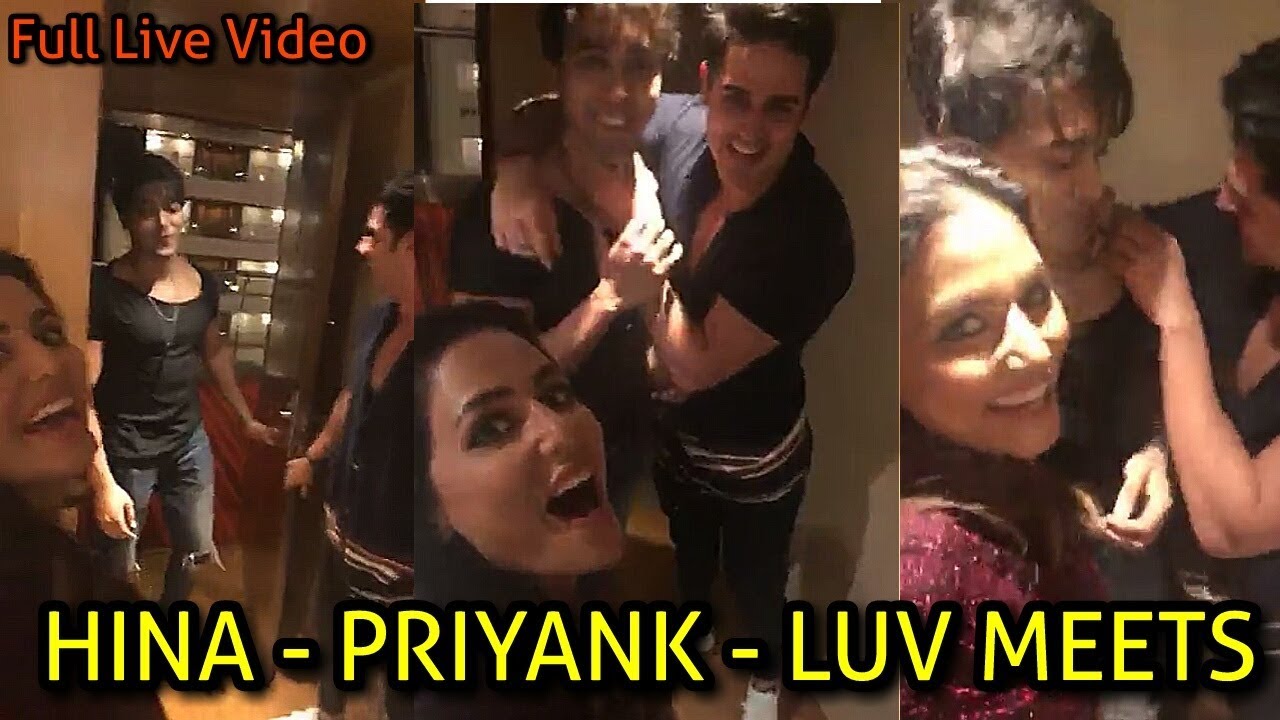 Priluvina Meets : Hina Khan and Priyank Sharma Gaves Surprised To Luv Tyagi at His Home.
