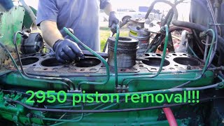 John deere piston removal!!!