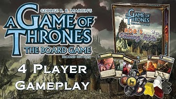 Game of Thrones: The Board Game - 4 Player Gameplay