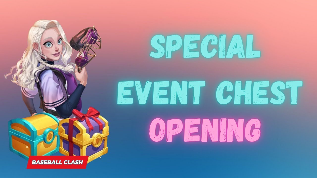 Baseball Clash : SPECIAL EVENT CHEST OPENING !
