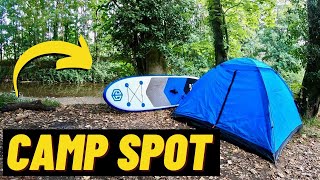 Overnight SUP Adventure & Wild Camping on the River Bank | Stand Up Paddle Boarding River Stour UK