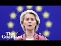 Ursula von der Leyen on the impact of the Middle East conflict on the EU – watch live