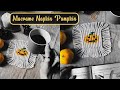 DIY: Tutorial Macrame Napkin Pumpkin