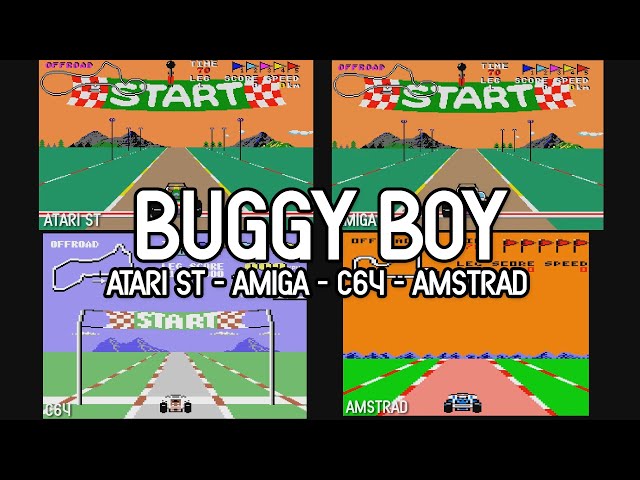 Buggy Boy / Atari ST, Amiga, C64, Amstrad CPC class=