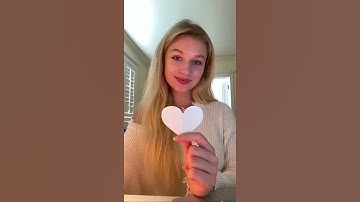 heart shaped letters❣️ #diy #cute