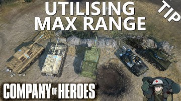 CoH2: Utilising Max Range Tip (Company of Heroes 2)