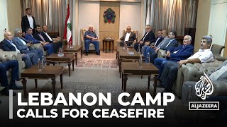 Palestinian main factions support ceasefire in Lebanese camp