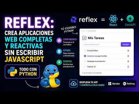 Reflex: aplicaciones web completas sin JavaScript