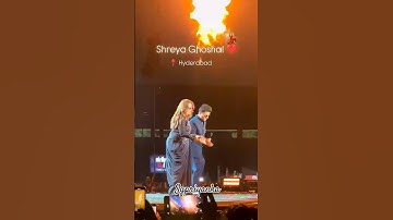 Thumbnail of Her Expression 🔥❤️ shreya Ghoshal live in Hyderabad😇 #shreyaghoshallive #shreyaghoshalconcert #love
