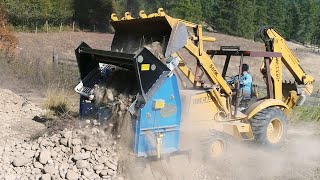 TIMELAPSE: Removing Rock From Dirt (Amazing)