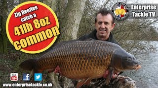 Frank Warwick catches a 41lb 8oz common carp! See how he did it! Great carp tips!
