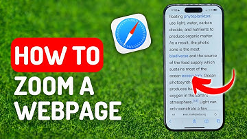How to Zoom in & Out a Webpage in Safari