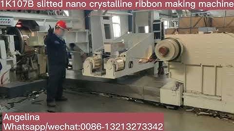 Automatic 1K107B slitted nanocrystalline ribbon making machine nano ribbon making machine