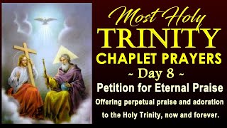 08 MOST HOLY TRINITY CHAPLET PRAYERS DAY 08 PETITION - FOR ETERNAL PRAISE