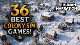 36 Best Colony Sim Games! | 2026 Edition