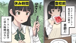 【漫画】スクールカースト底辺女子になったらどうなるのか？（マンガ動画）