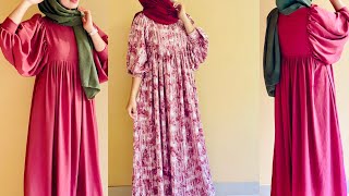 DIY : Latest design maxi dress / Ruffle sleeves design #naachusworld #diy