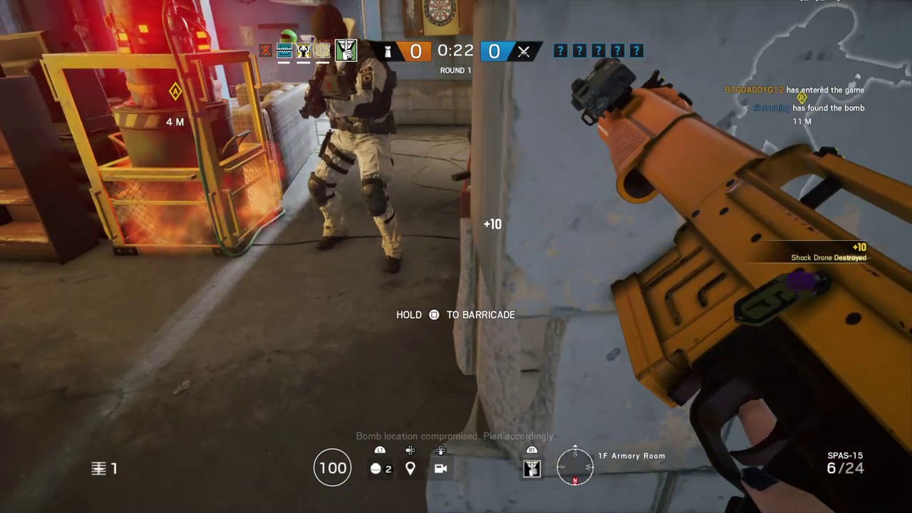 Rainbow Six 1v4 Caveira Clutch - YouTube
