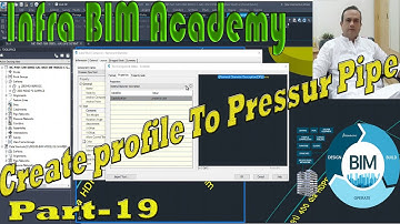 Utility-part-19 Create Pressure Pipe Profile To Alignment in Civil 3d Infra Bim Academy