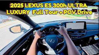 2025 Lexus ES 300h Ultra Luxury - Exterior, Interior & POV Test Drive (Binaural Audio) Lexus Es300h Ultra Luxury