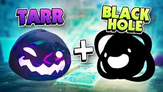 Black Hole Slime VS Tarr! Who would win?  Slime Rancher Mod