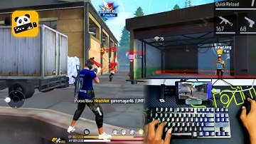 PC Level Gameplay & Headshots 🔥🤯 On Mobile With Keyboard And Mouse // Panda Mouse Pro