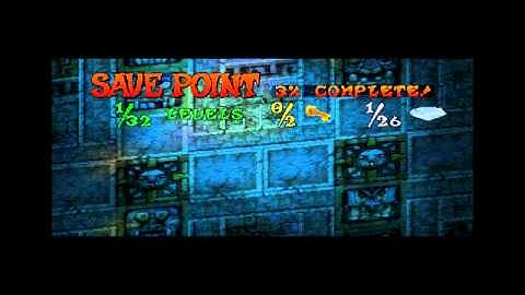 Crash Bandicoot (NTSC) 100% gameplay Part 2 - Jungle Rollers (Round 1)