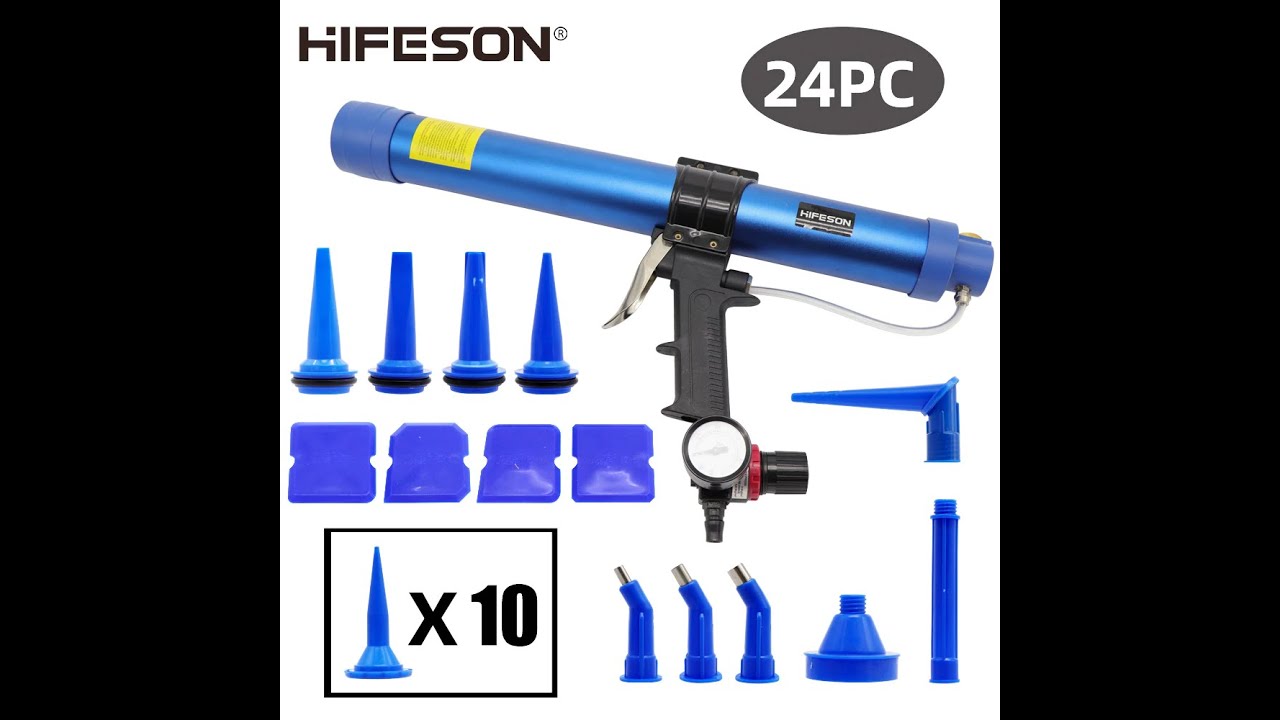 Best Pneumatic Sealant gun 600ml Air Gun Valve Silicone Sausages