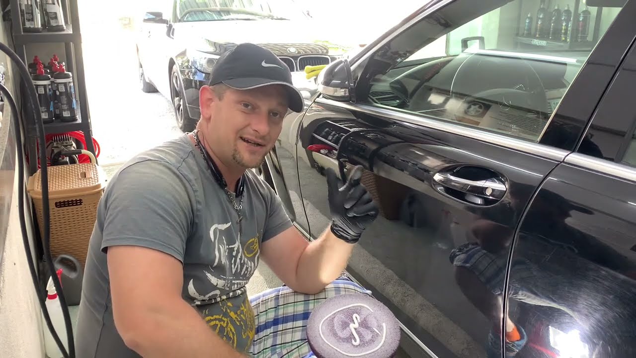 Как се пастира черен автомобил.!!!