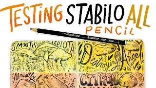 Stabilo All pencil review - Testing out the Stabilo All pencil - Pencil review - Kathy Weller Art