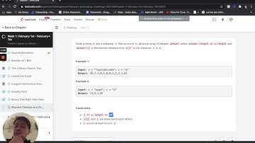 Leetcode: Shortest Distance To Character (Easy)