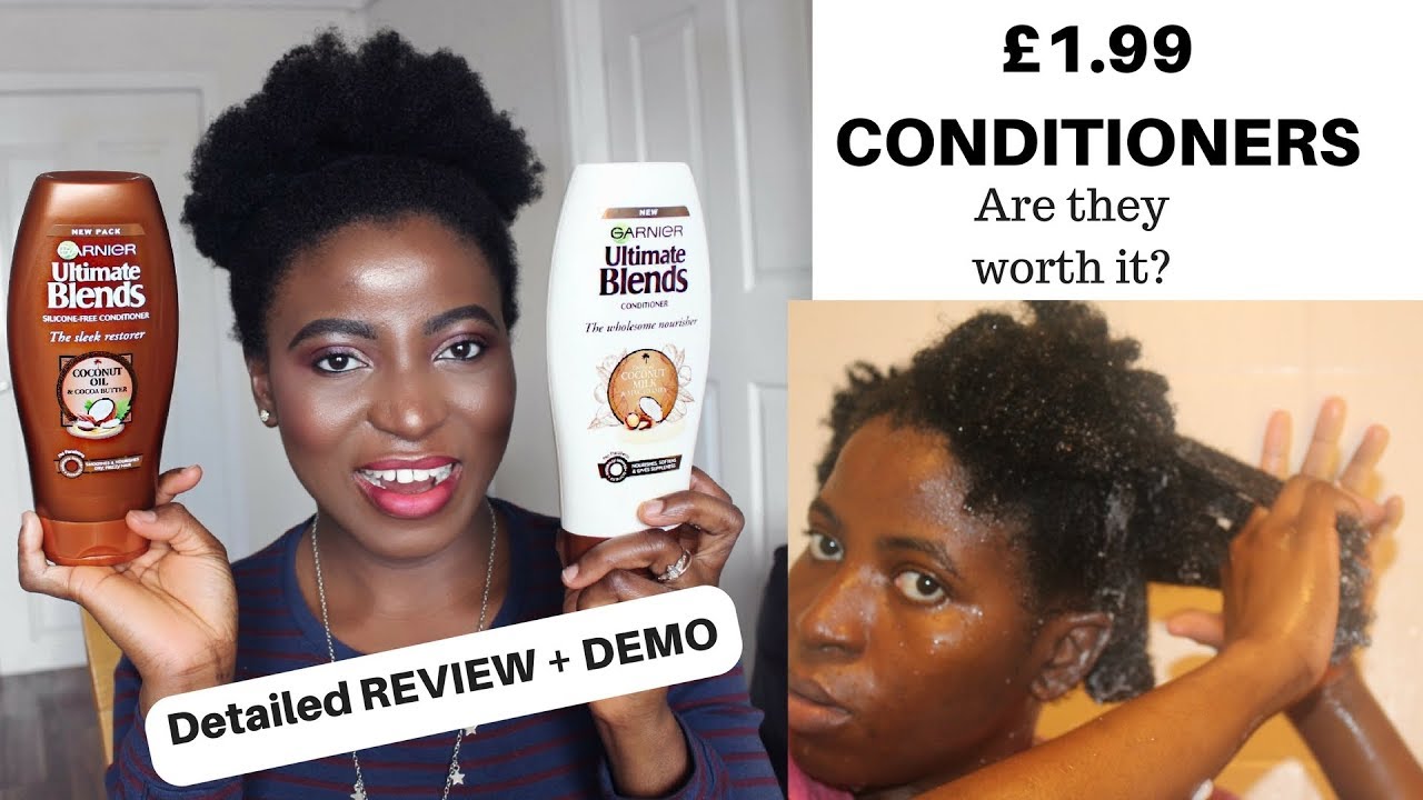  CONDITIONERS!!! | GARNIER ULTIMATE BLENDS CONDITIONERS REVIEW + DEMO –  KENNY OLAPADE