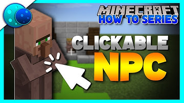 How To Make Clickable NPC
