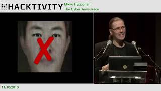 Mikko Hypponen   The Cyber Arms Race