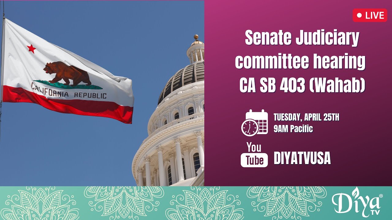 Caste legislation introduced in California State Senate Judiciary Committee - SB 403 (Wahab)