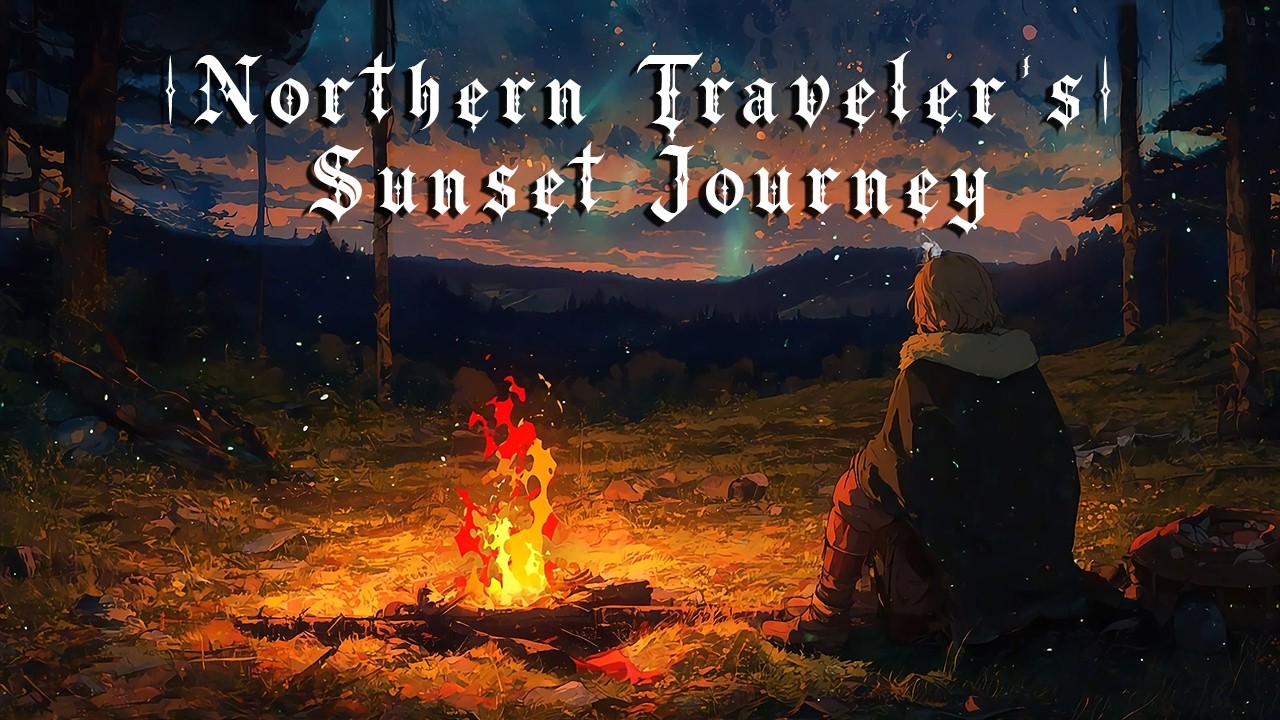 Celtic Medieval Music for Focus & Relaxation | Lone Traveler Campfire