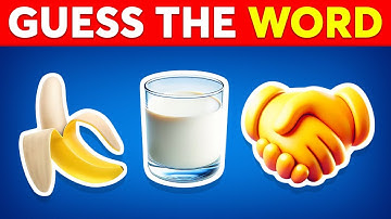 Raad het WOORD door Emojis? 🤔 Woord door Emoji Quiz | Quiz Dino