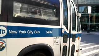 NYCTA: 1999 Novabus T80206 RTS #5207 on a Lincoln Center bound M66