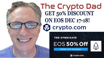 Participate in EOS Listing on Crypto.com Syndicate Platform to Qualify for 50% Discount on EOS