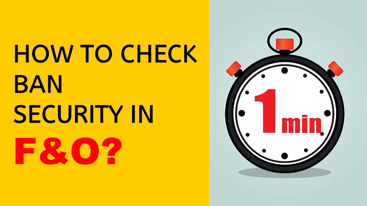 How to check ban security in future & options under 1 minute? | F&O ban security |Money Talks India