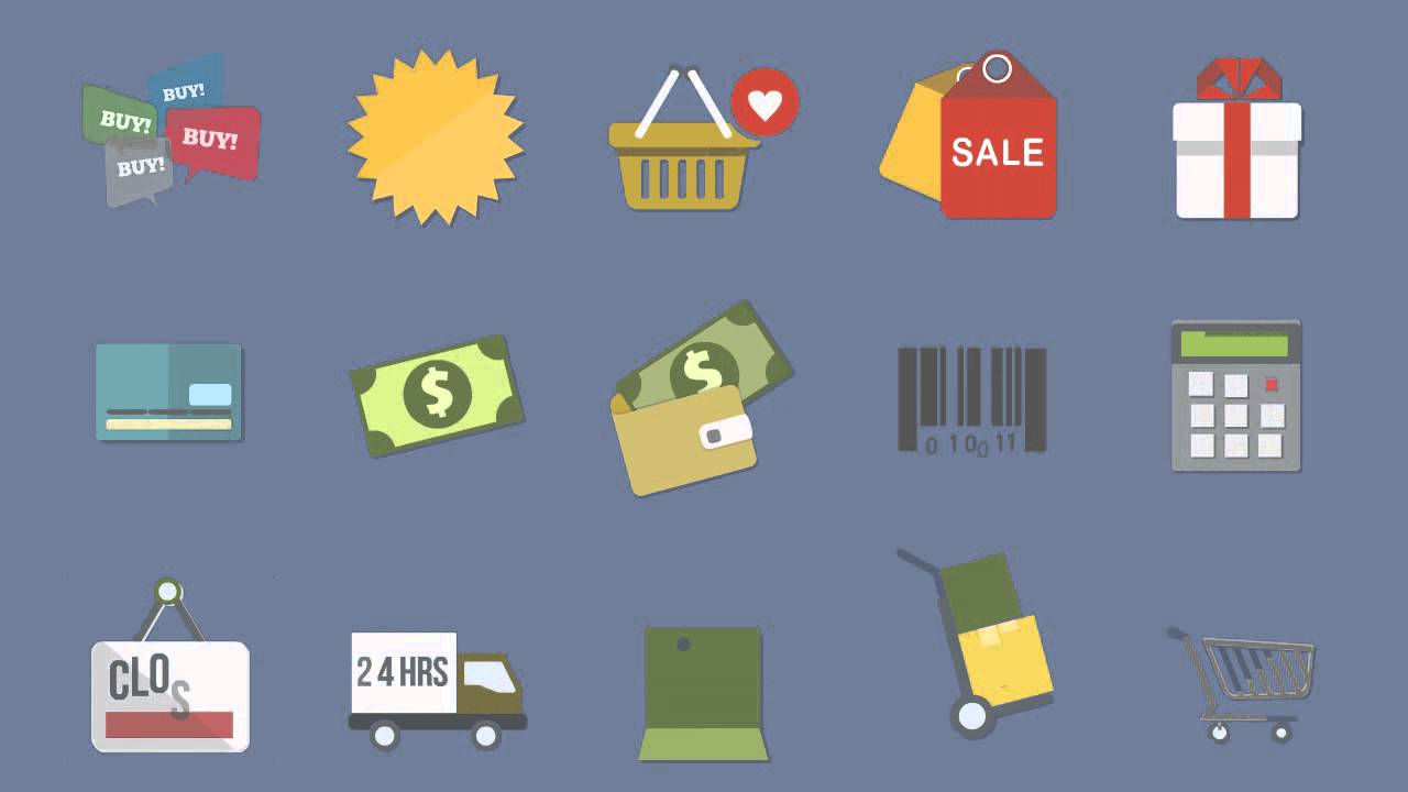 Free Animated Icons - Shopping Theme / Flat Style Free Animated Icons - Shopping Theme / Flat Style
